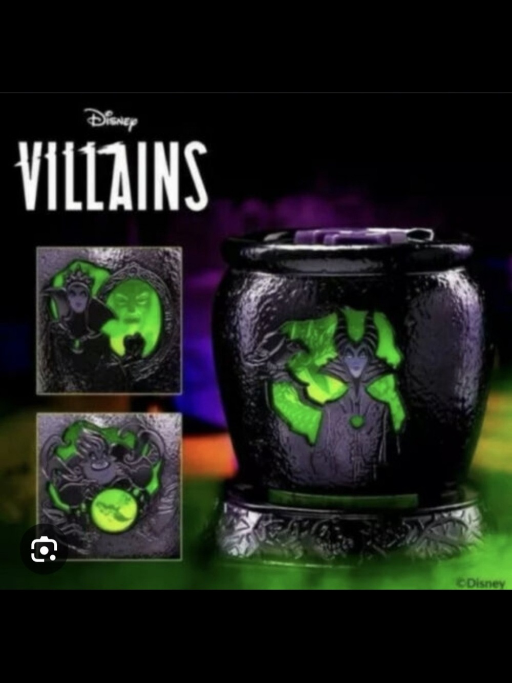 Disney Villains Scentsy Warmer LIMITED EDITION Maleficent Ursula & Evil Queen